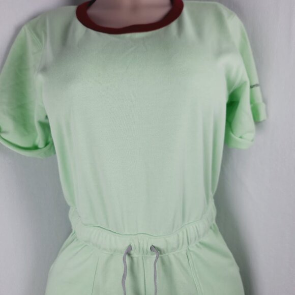 Columbia Women's Neon Mint Green Short Sleeve Crew Neck One-Piece Romper Size M - Picture 8 of 16